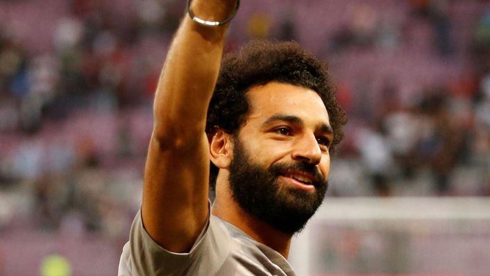 Mohamed Salah hit two against Manchester United on Sunday