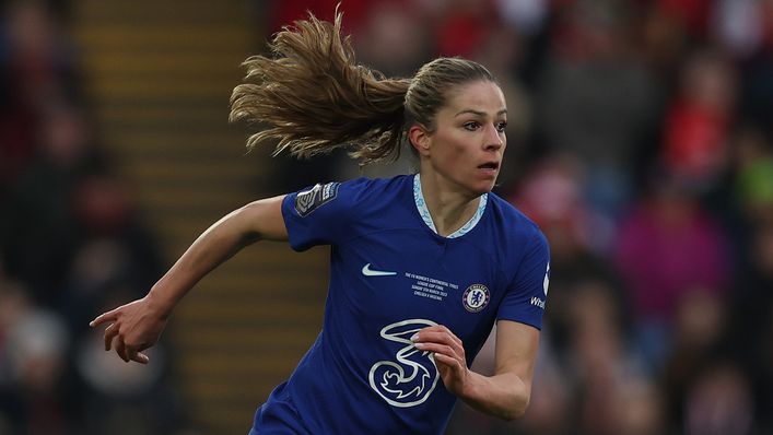 Melanie Leupolz made her first Chelsea start since returning from maternity leave against Brighton