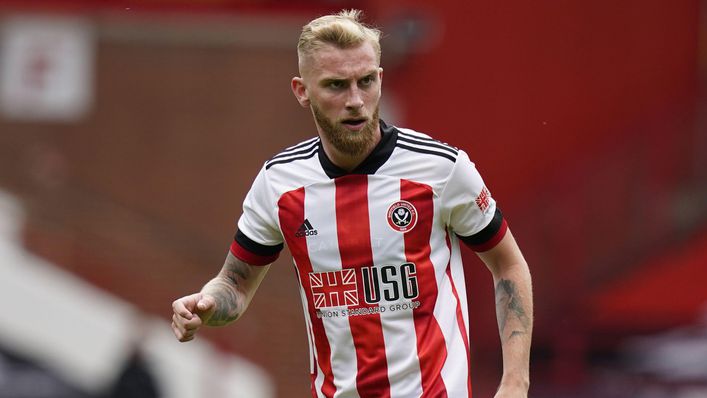 Oli McBurnie misses out for Sheffield United after being sent off in the heavy defeat at Burnley