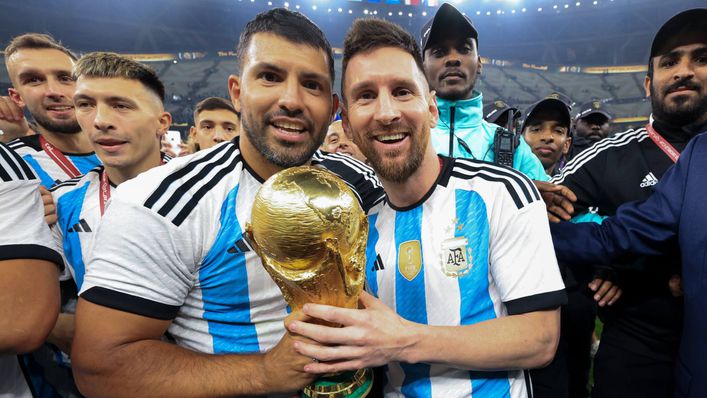 Sergio Aguero has welcomed Lionel Messi's move to MLS