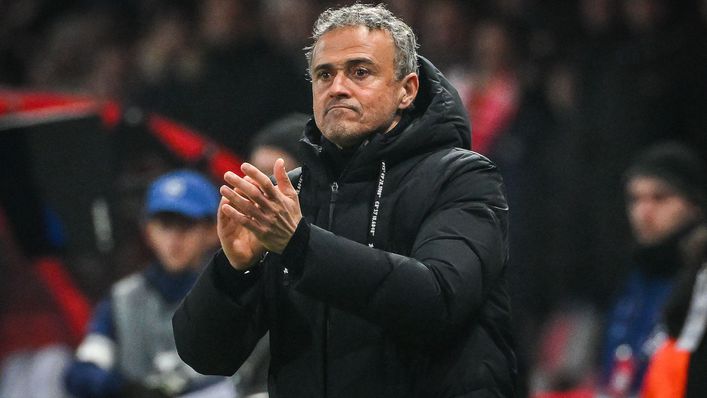 Luis Enrique led PSG to Champions League glory last month