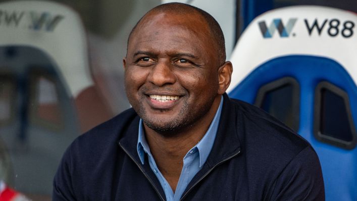 Crystal Palace manager Patrick Vieira saw his side emerge victorious in a nine-goal thriller against Millwall