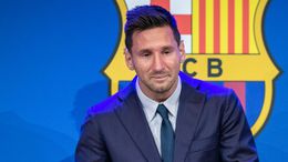 Lionel Messi was emotional at his final Barcelona press conference