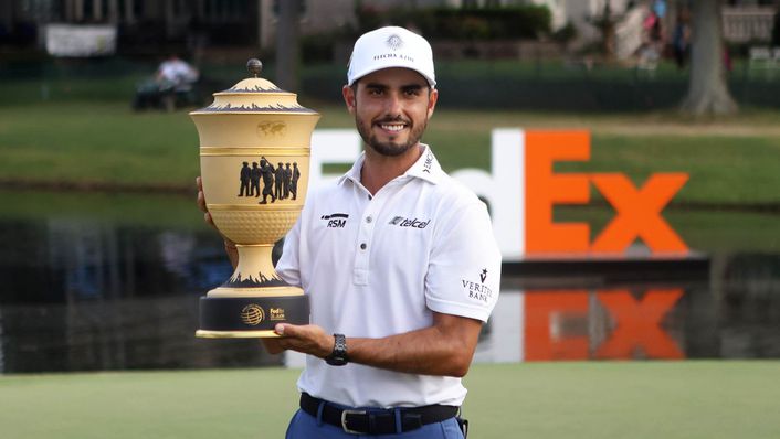 Abraham Ancer celebrated his maiden PGA Tour victory in Memphis