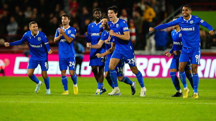 Gillingham stunned Brentford on penalties in the Carabao Cup despite travel issues