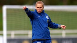 Sarina Wiegman will hope to see England finish off the job of clinching automatic qualification for the European Championship.