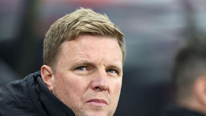 Eddie Howe takes Newcastle to face his former club Bournemouth on Saturday evening.