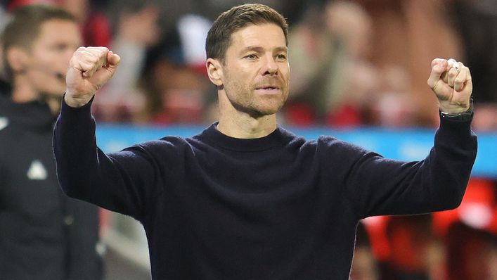 Xabi Alonso could be celebrating again as Bayer Leverkusen aim to complete an unbeaten season