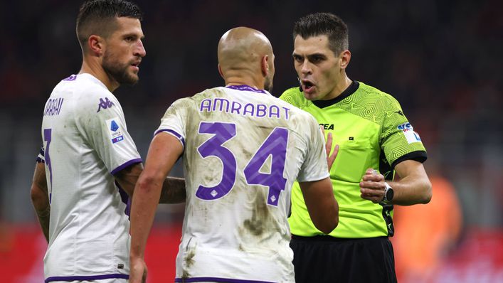 Sofyan Amrabat is well acquainted with Serie A's referees