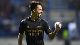 Fabio Vieira was on target in Arsenal's win over Lyon