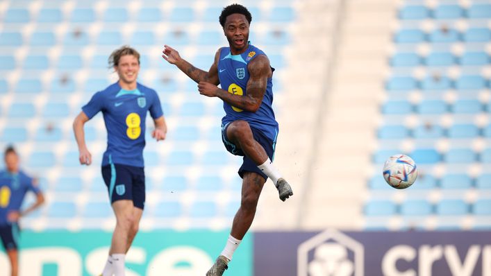 Raheem Sterling returned to England training today