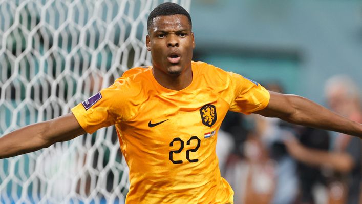 Denzel Dumfries has been in good scoring touch for the Netherlands