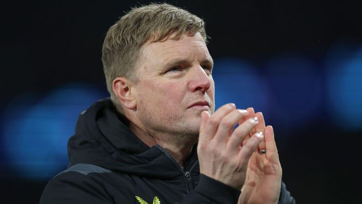 Eddie Howe's Newcastle have struggled on the road in the league, winning just one and losing four of their seven games