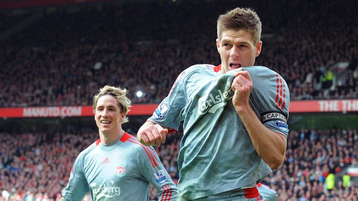 Steven Gerrard had many memorable moments against Manchester United as a player