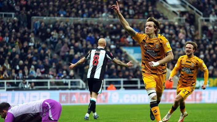 Joe Ironside's goal saw League One Cambridge  stun Premier League Newcastle