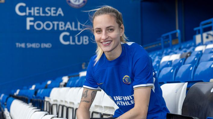 Nathalie Bjorn has joined Chelsea from WSL rivals Everton