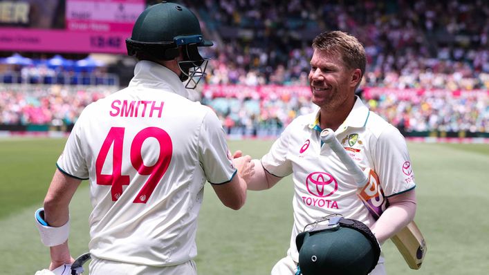 Steve Smith has replaced David Warner at the top of Australia's order