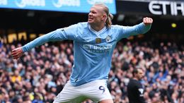 Erling Haaland was back among the goals against Everton