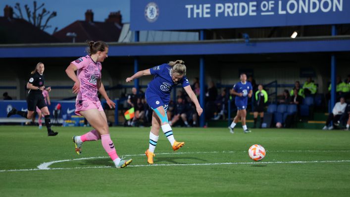 Erin Cuthbert was on target last weekend as Chelsea thrashed Everton