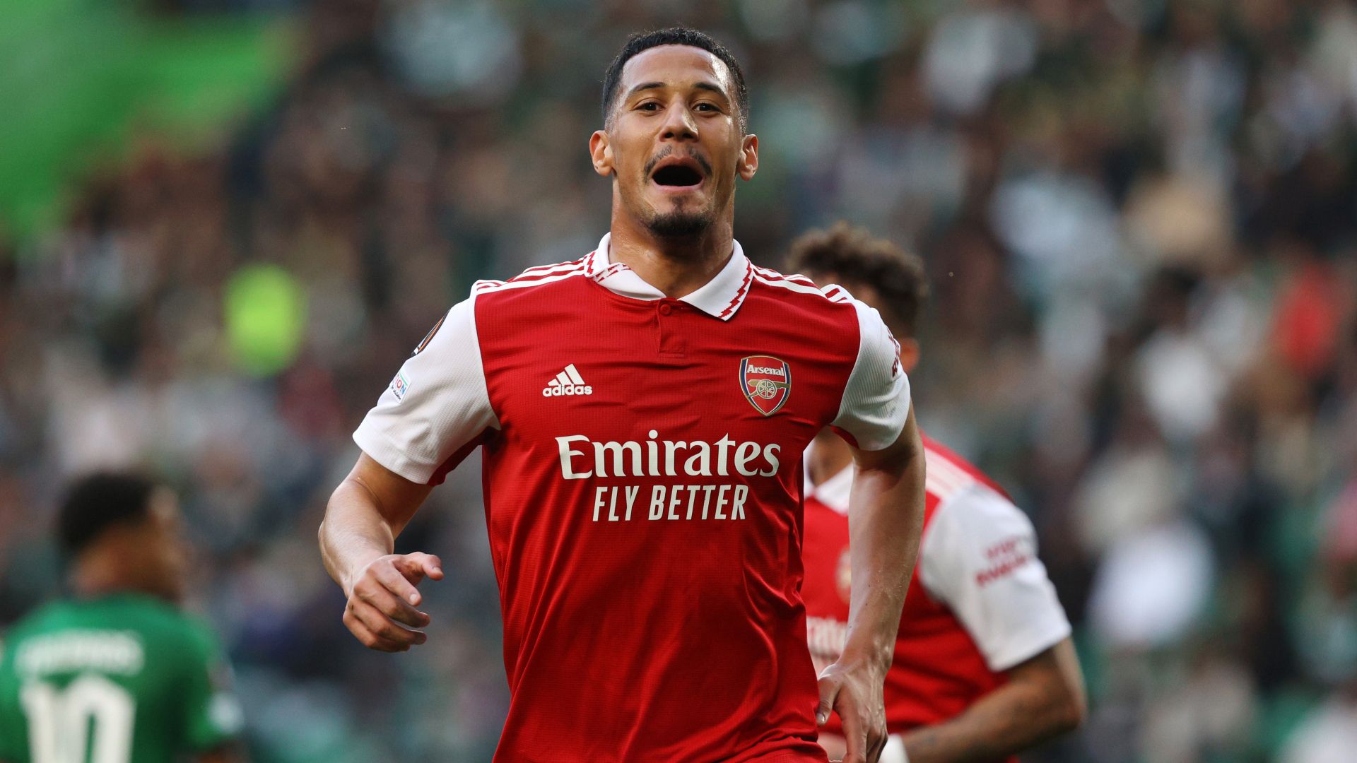 Arsenal defender William Saliba 'really happy' to be back after injury