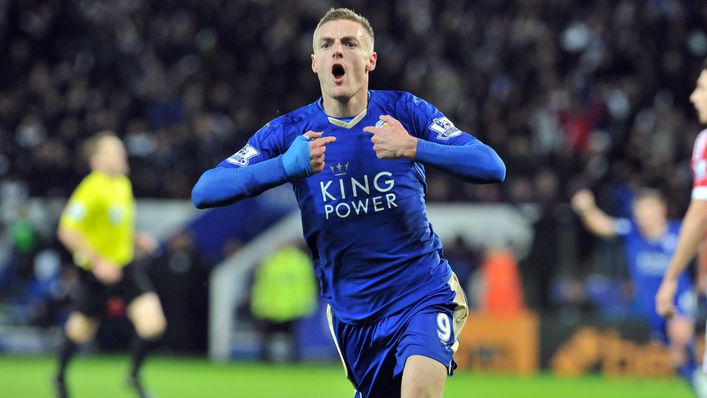 Jamie Vardy scored in 11 consecutive games during Leicester's run to the Premier League title in 2015-16