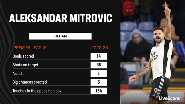 Aleksandar Mitrovic was crucial for Fulham last season