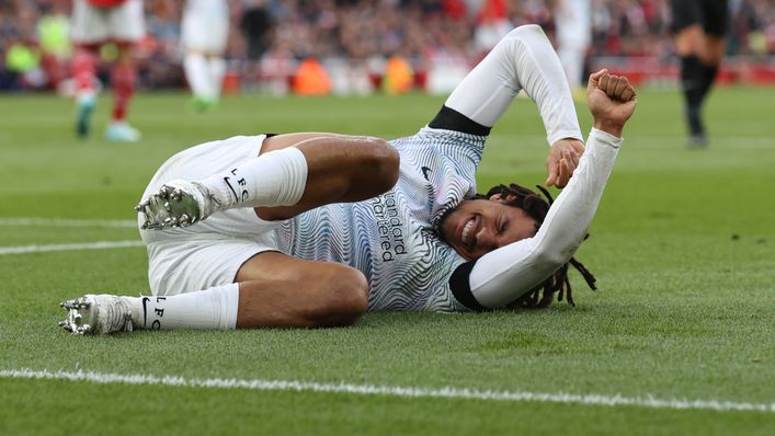 Trent Alexander-Arnold was substituted at half-time in Liverpool's 3-2 defeat at Arsenal