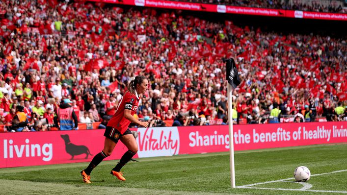 Katie Zelem led Manchester United to the FA Cup final last season