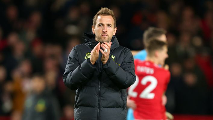 Harry Kane was subbed off during Tottenham's defeat to Nottingham Forest