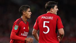 Raphael Varane and Harry Maguire have rarely started together at Manchester United