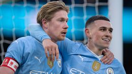 Kevin De Bruyne and Phil Foden were both in action against Huddersfield last Sunday