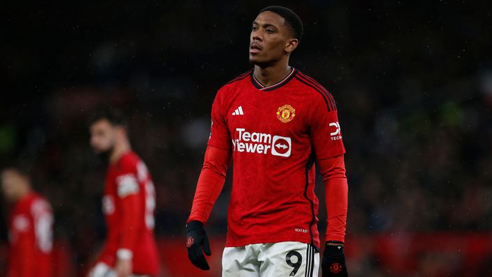 Anthony Martial has only started seven games in all competitions this season