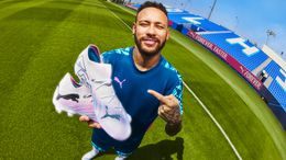 Neymar shows off PUMA's latest boot