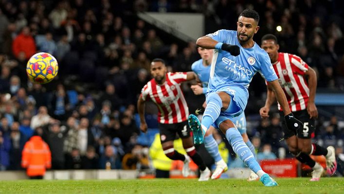 Riyad Mahrez has scored in each of his last seven appearances for Manchester City