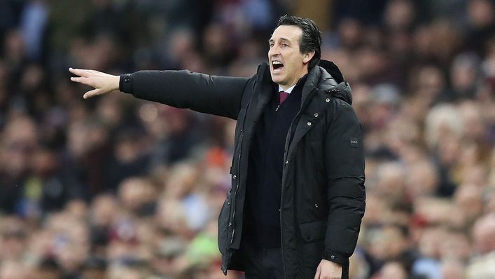 Aston Villa have scored in all eight games under Unai Emery