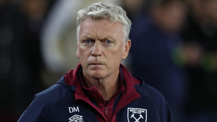 David Moyes' Hammers are only one point above the drop zone having scored just 23 goals this season