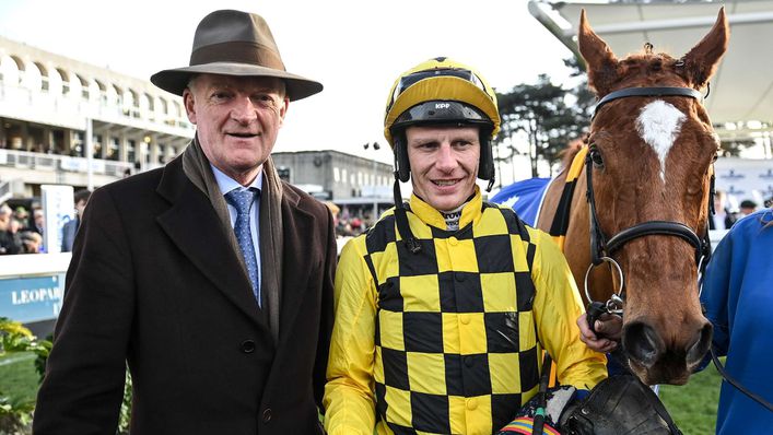 Willie Mullins and Paul Townend saddle State Man in the 2024 Champion Hurdle