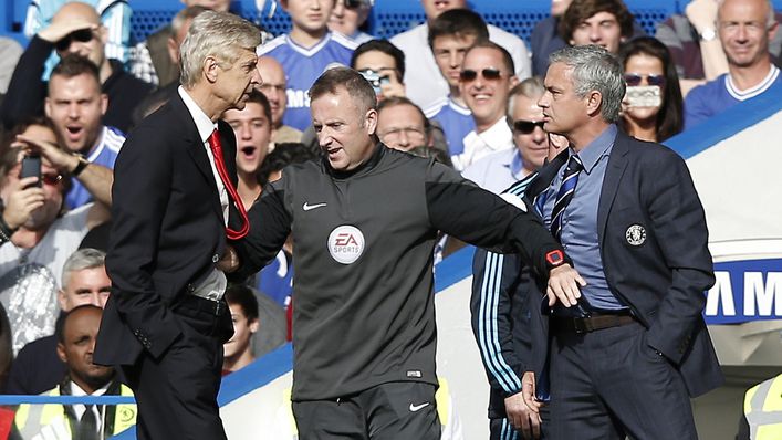 Arsene Wenger and Jose Mourinho had a fierce rivalry