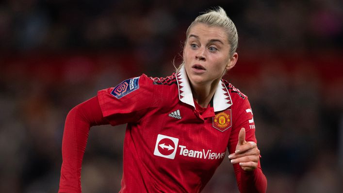 Alessia Russo is Manchester United's joint-top scorer in the Women's Super League this season