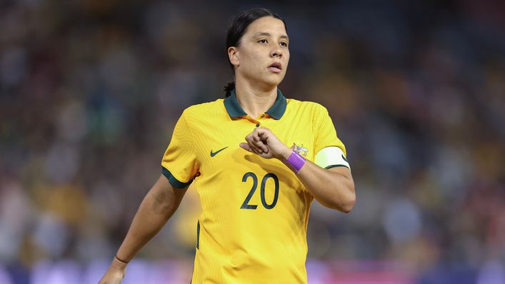 Sam Kerr will hope to cause England problems tonight