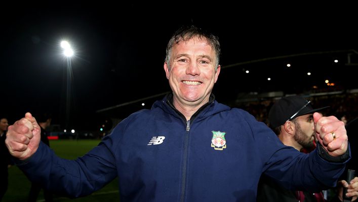 Phil Parkinson led Wrexham's promotion back to the EFL