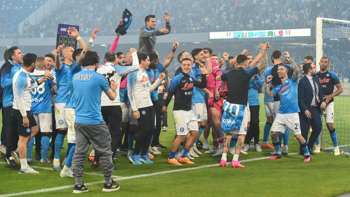 Napoli were able to celebrate their title win at the Stadio Diego Armando Maradona last weekend