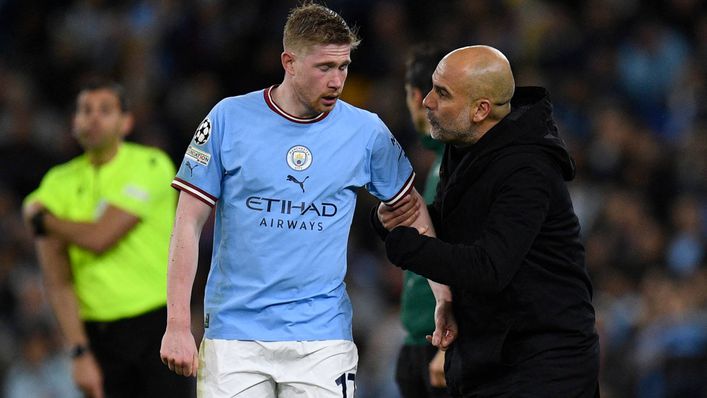 Pep Guardiola believes Kevin De Bruyne is mentally drained from his side's hectic schedule