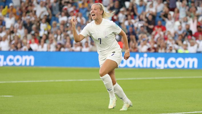 Red-hot Beth Mead wheels away after adding England's fourth