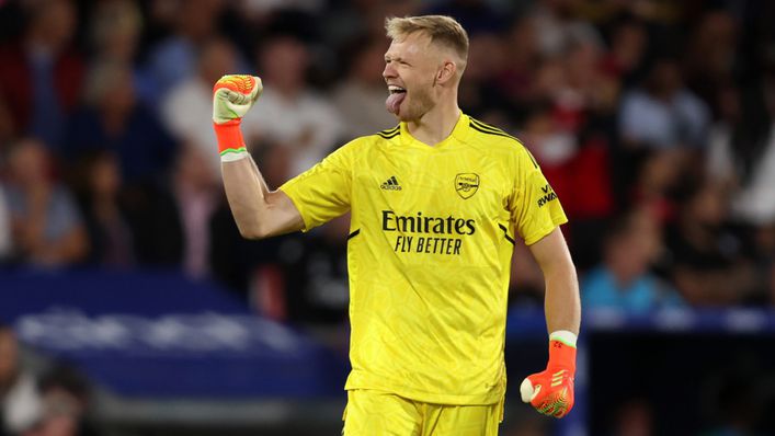 Aaron Ramsdale made two crucial saves to earn Arsenal's clean sheet against Crystal Palace