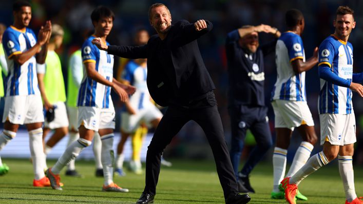 Graham Potter leaves Brighton with the side sitting fourth in the Premier League