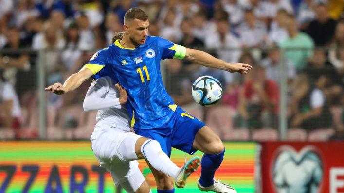 Edin Dzeko has scored 65 goals for Bosnia, including the opener against Liechtenstein on Friday