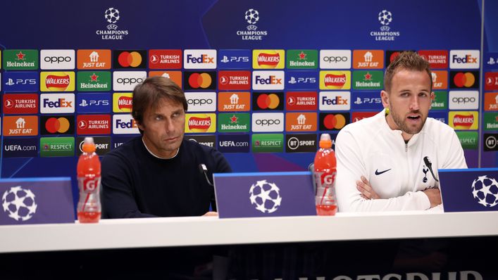 Harry Kane spoke alongside Antonio Conte on Tuesday