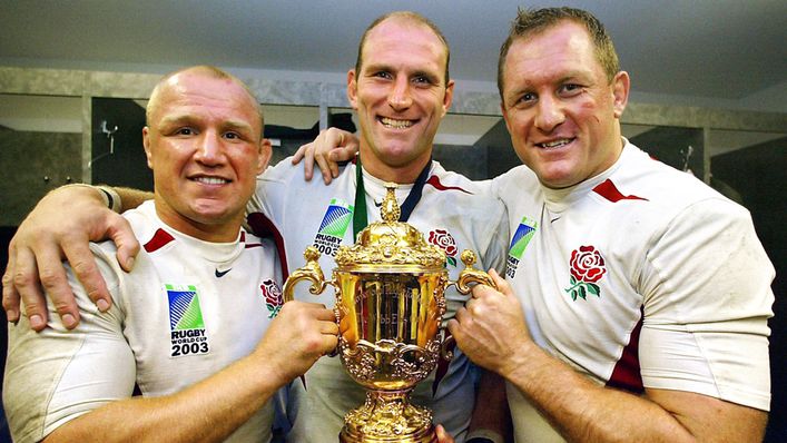 Neil Back (left) won the Rugby World Cup with England in 2003