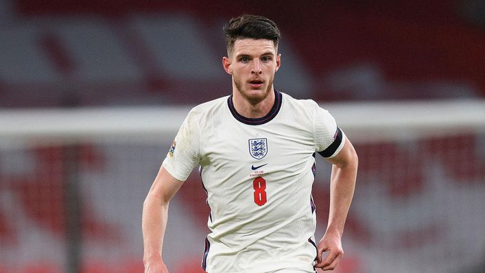 Declan Rice is one of a number of absentees for England